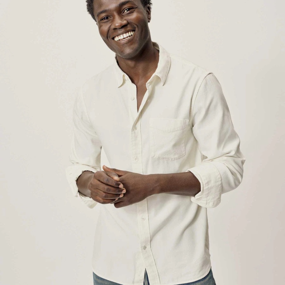 BUSCK MASON DRAPED TWILL ONE POCKET SHIRT - LIKE NEW!!!!!!
